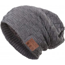 muscleboon Bluetooth Beanie Hat with Wireless Headphones for Men Women Stocking Stuffers Thanksgiving Day